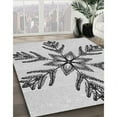 thumbnail image 3 of Ahgly Company Machine Washable Indoor Square Transitional Platinum Gray Area Rugs, 4' Square, 3 of 7