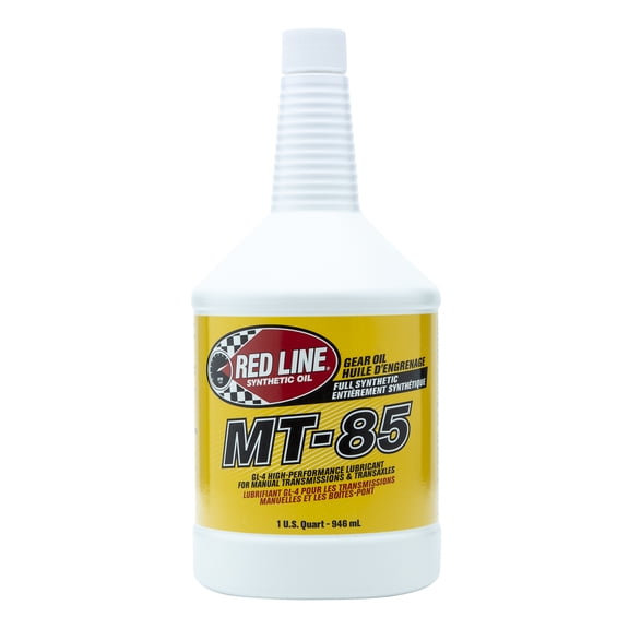 Red Line 50504 MT-85 Manual Transmission 75W85 GL-4 Gear Oil - 1 Quart