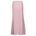 thumbnail image 5 of [Duplicate of 4963] Women's Linen Drawstring Maxi Skirt - High Waist A-Line Flowy Boho Long Skirt, Lightweight Polyester, Spring/Summer 2025, 5 of 5