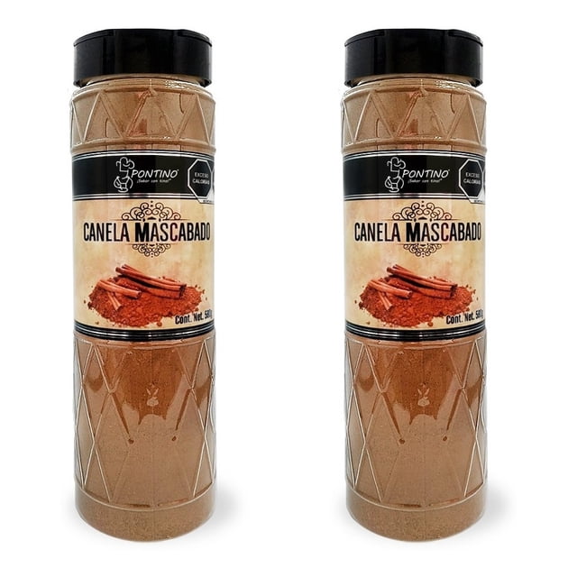 Pontino Canela Mascabado 580 Gramos 2 Piezas