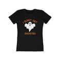 thumbnail image 2 of Cute Ghost Halloween Shirt Women I Don't Get Ghosted Halloween Tshirts Women Halloween Clothes for Women, 2 of 6