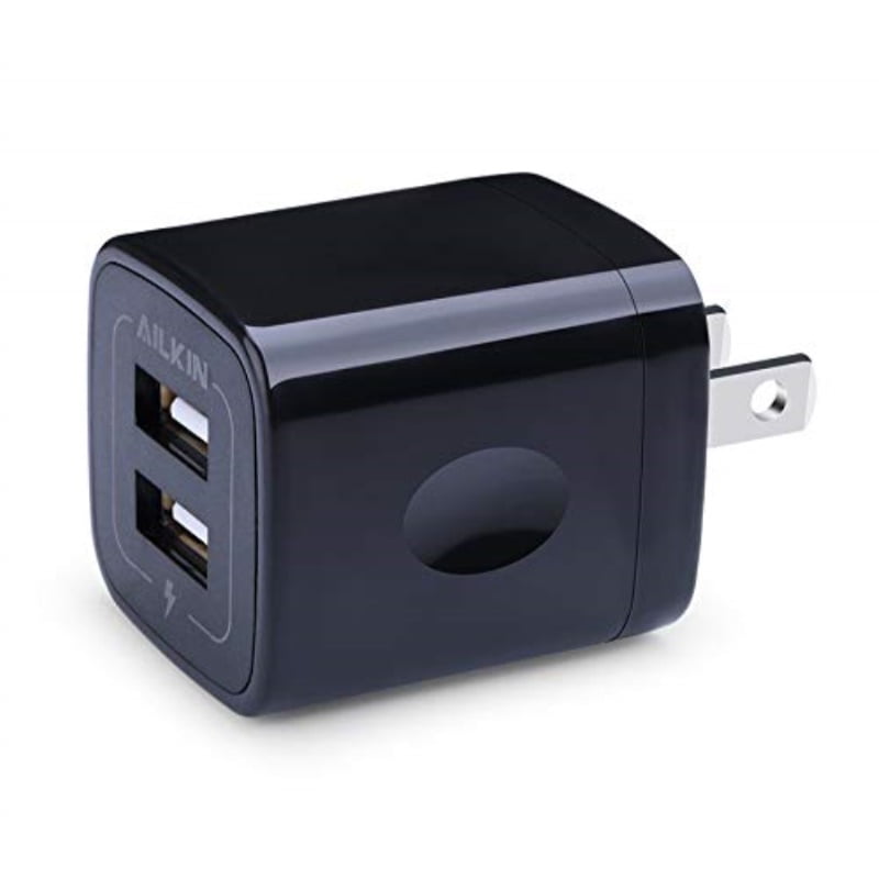 Ailkin USB MultiPort Charging Block, Wall Plug Station, Home Travel