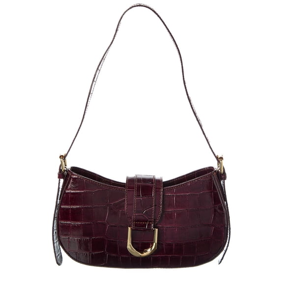 Persaman New York Adele Leather Shoulder Bag, os, Brown