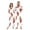 Red Hearts, variant on 1-Pack Onesie Jumpsuits For Men&Women Winter One Piece Zipper Pajamas Playsuit Crocodile Pattern