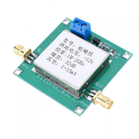 

Zerodis RF Wideband Rf Microwave Module With Shielded 0.01-2000MHz 32dB Low Noise Broadband For Remote Control Receiver Cable TV Etc