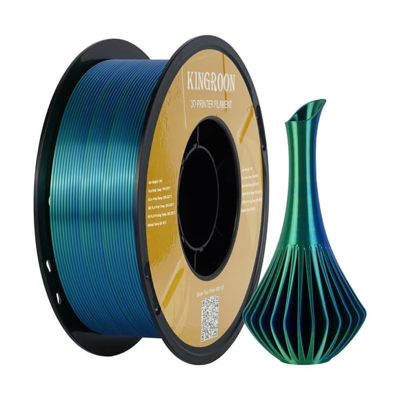 Filamento para impresora 3D Kingroon Dual Color Silk PLA de 1,75 mm