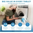 thumbnail image 4 of Washing Machine Cleaner Tablets – Washer Odor Remover, Unscented Deep Clean for Smelly Washers, HE & Front Load, Septic Safe, 24 Count, 4 of 4