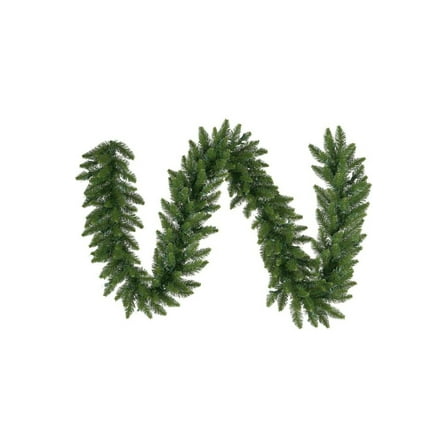 Vickerman 9' Camdon Fir Artificial Christmas Garland, Unlit - Faux Holiday Garland - Indoor Seasonal Home Decor