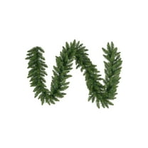 Vickerman 9' Camdon Fir Artificial Christmas Garland, Unlit - Faux Holiday Garland - Indoor Seasonal Home Decor