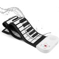 thumbnail image 1 of 49 Keys Kids Portable Electronic Piano, Flexible Kids Foldable Roll Up Educational Electronic Digita, 1 of 5