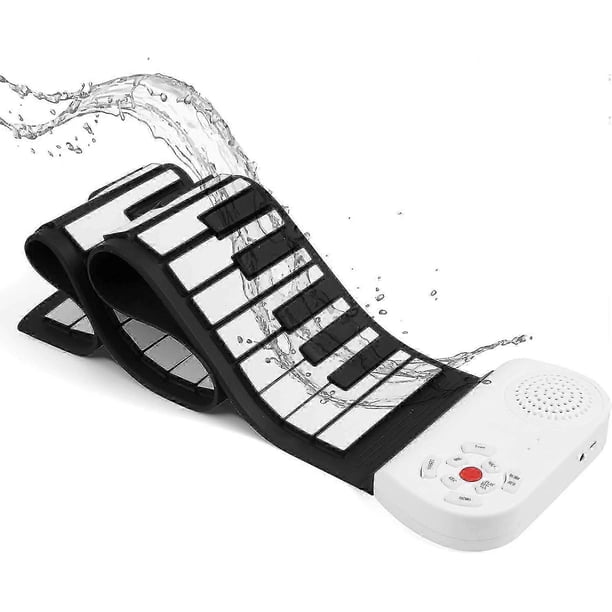49 Keys Kids Portable Electronic Piano, Flexible Kids Foldable Roll Up Educational Electronic Digita