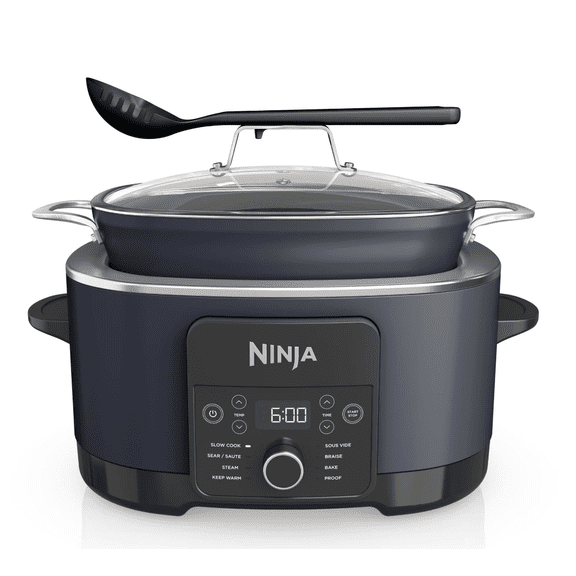 Ninja 14-in-1 PossibleCooker PRO 8.5-Qt Multi-Cooker with Steam & Roasting Rack, Blue, MC1001ABL