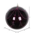 thumbnail image 2 of Vickerman MT194726D Rideau Pailleté Prune 6 Po. - 3 par Sac, 2 of 3