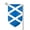 Fillet, variant on Scottish Flag Double Sided Garden Flag for Indoor Outdoor Decorations 12.5 * 18 Inches Fillet