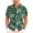 Green, variant on Men's Hawaiian Shirt Short Sleeve Funny Casual Loose Fit Lightweight Breathable Summer Beach Vacation Button Down Tropical Printed Tops
