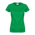 thumbnail image 2 of TANGNADE Women's Basic Cotton Crew Neck Slim Fit Tee Tunic Length T Shirt, Green L, 2 of 4