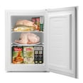 thumbnail image 2 of KNDKO 2.6Cu.ft Upright Freezer, Mini Freezer with Reversible Single Door, Removable Shelves, Adjustable Thermostat for Home/Kitchen/Office, White, 2 of 11