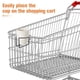 thumbnail image 3 of Portavasos portátil para carrito de compras, portavasos colgante para carrito de supermercado, estante para bebidas que ahorra espacio para portavasos., 3 of 5