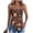 #004-Coffee, variant on AUNVITO Women's Bohemian Tank Top Irregular Hem Strappy Design Casual and Trendy Summer Style