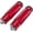 Red, variant on Chasenew Universal 8mm Foot Pegs CNC Aluminum Install Bolts Motorcycle Rearsets Footrest Footpegs Compatible With YAMAHA Honda Suzuki Kawasaki Ducati Aprilia (Silver)
