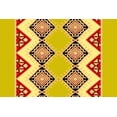 thumbnail image 2 of IBA Indianbeautifulart Yellow Aztec Geometric Printed Ribbon Trim 9 Yards Velvet Fabric Laces For Crafts Sewing Accessories 3 Inches, 2 of 2