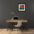 thumbnail image 3 of MAXWELL 20x20 Black Ornate Wood Framed with Double Matting Museum Art Print Titled - Orange dans les pres, 3 of 4