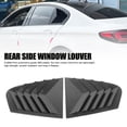 thumbnail image 3 of Rear Side Window Louver Fits for 5 Series G30 2018 to 2023 Matte Black Sun Shade Vent Cover with Aggressive Racing Look Lightweight and Scratch Resistant, 3 of 7