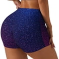 thumbnail image 1 of Fotbe Neon Glitter Shorts Sin Costuras – Shorts Deportivos de Cintura Alta para Mujer, Elásticos para Gimnasio, Yoga, Running o Ciclismo-X-Large, 1 of 8