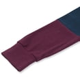thumbnail image 3 of Women's Long Sleeve Tunics Color Block Cutout Sweatshirt Loose Fit Tops, 3 of 5
