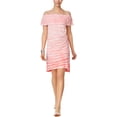 thumbnail image 1 of Style & Co. Vestido recto con volantes para mujer, rosa, pequeño, 1 of 2
