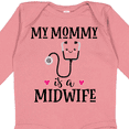 thumbnail image 4 of Inktastic Midwife Mom Baby Girls Long Sleeve Baby Bodysuit, 4 of 5