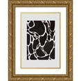 thumbnail image 1 of Artographie Studio 11x14 Gold Ornate Wood Framed with Double Matting Museum Art Print Titled - Giraffe Grey, 1 of 4