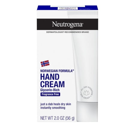 2X - Neutrogena Norwegian Formula Hand Cream for Dry and Rough Hands - Fragrance Free - 2oz