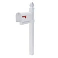 thumbnail image 4 of Architectural Mailboxes Whitley 4x4 Slip Over Plastic, Mailbox Post in White, 4 of 6