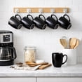 thumbnail image 2 of AmorArc 16oz Coffee Mugs Set of 6, Large Ceramic Coffee Mugs for Men Women Dad Mom, Modern Coffee Mugs with Handle for Tea/Latte/Cappuccino/Cocoa. Dishwasher&Microwave Safe, Matte Black, 2 of 9