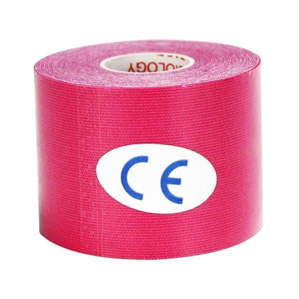 2xCinta Deportiva Elástica Impermeable De 5 M Para Hombros, Rodillas Y Cuerpo, Color Rosa