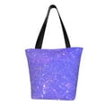 thumbnail image 1 of Disketp Purple Glitter Bolsa de Hombro Casual para Mujer, Bolso Cruzado para Compras, Viajes y Uso Diario, 1 of 6