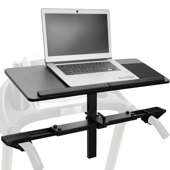 VIVO Height Adjustable Laptop Desk for Treadmills, Wooden Notebook Tray