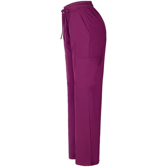 Minty Mint, Women's, Medical Scrub 5 Pocket Cargo Pants, Berry, 2XL