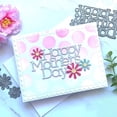 thumbnail image 3 of Die Cuts for Card Making, Ouginx Happy Mother's Day Letter Flower Metal Cutting Dies DIY Die Cutters Die Stencils for Scrapbooking, Embossing & More, 3 of 5