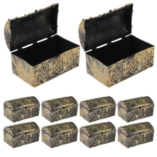Miangastore Party Favor Boxes Multi Colored Plastic 10Pcs 3.2X1.8X1.8in