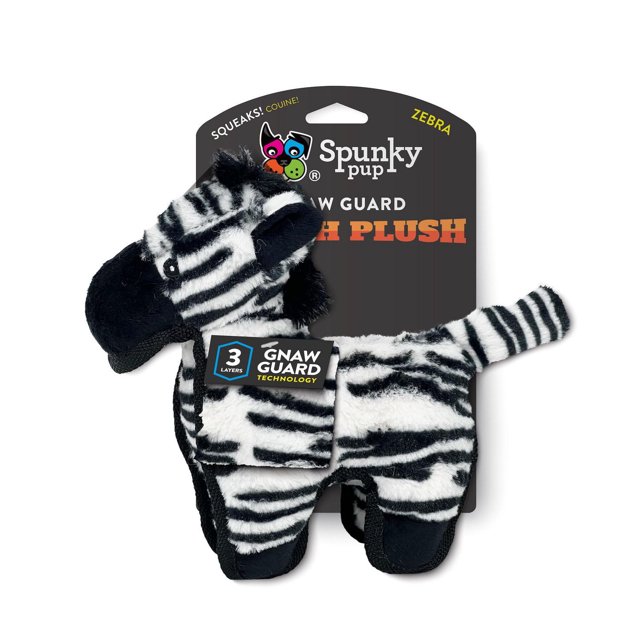 Spunky Pup Tough Plush Hippopotame