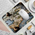 thumbnail image 2 of Map Section Square Desk Pad Mouse Pad, 8.3x9.8 Inch Non-Slip Rubber Bottom Printed Mousepad for Office and Gaming, 2 of 6