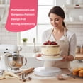 thumbnail image 4 of Cake S.O.S 6 Inches White Round Cake Drum Board, 1/2″ Thick, (6-Pack), 4 of 8