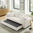 thumbnail image 5 of Commix Sleeper Sofa in Pure White, 5 of 10
