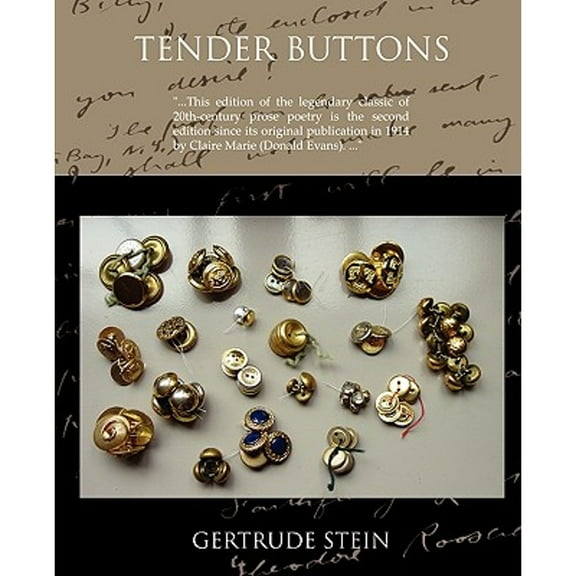 Tender Buttons Objects--Food--Rooms (Paperback)