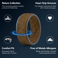 thumbnail image 4 of Anillos de silicona King Will Rubber para hombre, 3 unidades, tamaño 11, 4 of 6