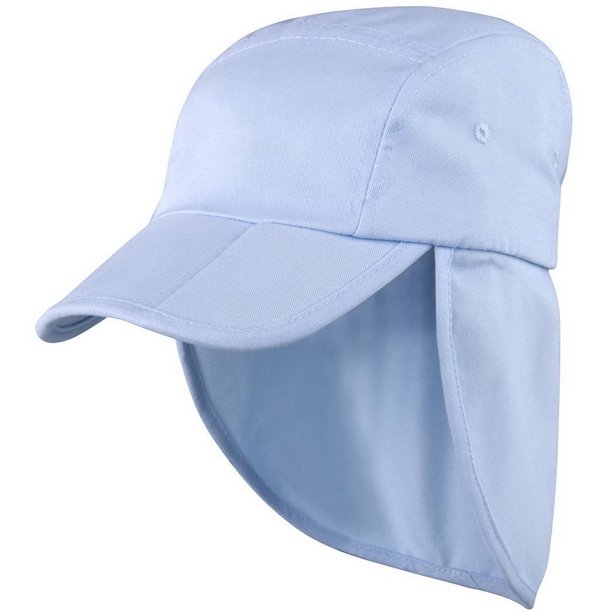 Result - Gorra/ visera modelo legionario plegable para niños niñas / adolescentes - Verano (Paquete de 2) (Azul cielo)