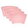 thumbnail image 1 of 4 Pcs Napperons Compensés pour Table Ronde, Tapis en Cuir PU Imperméables Résistants aux Taches Napperons de Noël, 1 of 5