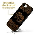 thumbnail image 3 of Case Yard Wooden Case for iPhone-SE Soft TPU Silicone cover Slim Fit Shockproof Wood Protective Phone Cover for Girls Boys Men and Women Supports Wireless Charging Royal Elephant Mandala Design, 3 of 7